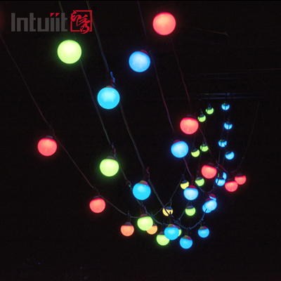 IP54 1x1.8W 5050 LED String RGBW dmx Smart Color Changing Tree Decoration Lamp Christmas Lights